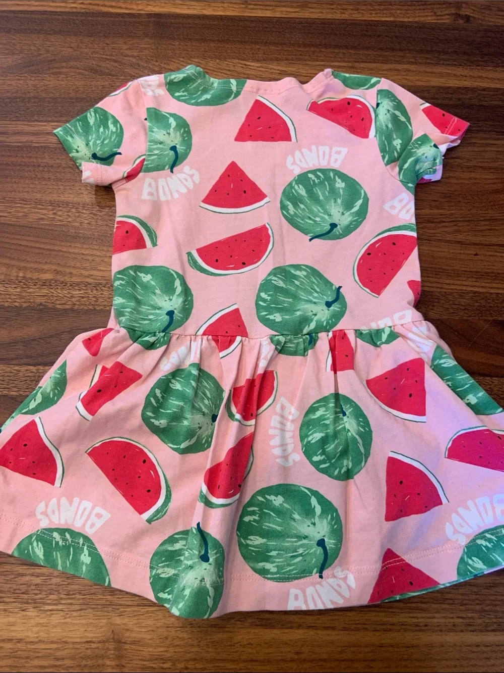 Bonds Baby Stretchies Watermelon Balletsuit/Romper Dress 12-18M - VGUC